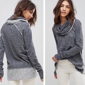Free People Beach Cotton Cocoon Cowl Pullover X-Small NWOT